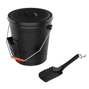 Hastings Home Hastings Home Ash Bucket with Lid- 4.75 Gallon 862797RNZ